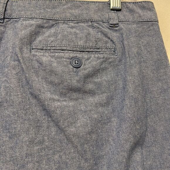Talbots chambray weekend chinos Size 14P EUC - Picture 5 of 8